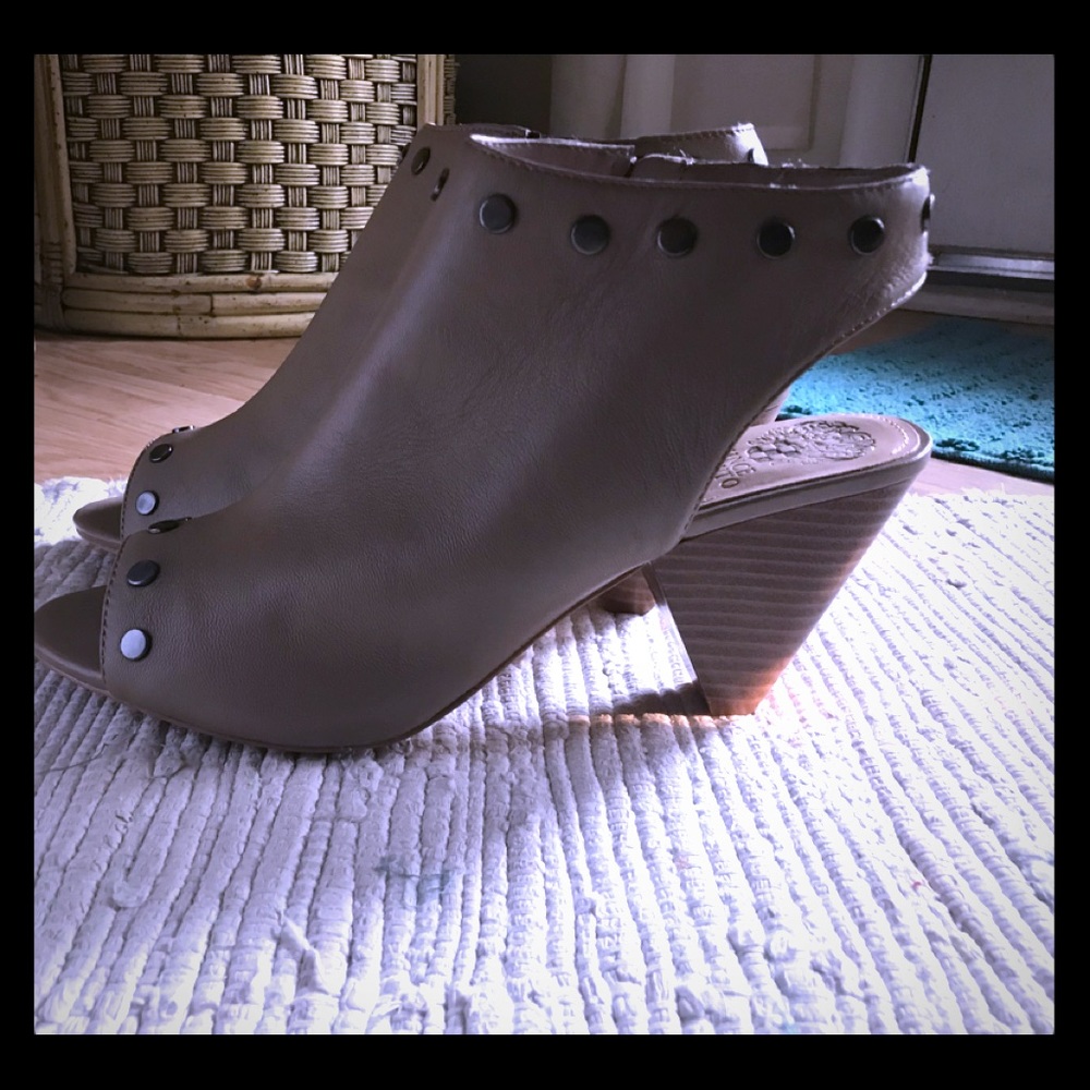 Franco Sarto Size 12 wedge open toe and open back